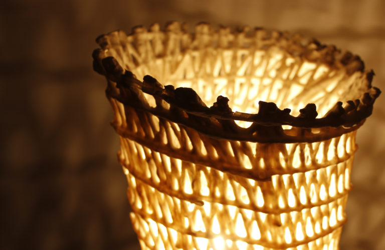 Lampada in porcellana - Dettaglio