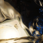 Marcella Bacca, Mostra Luci e Ombre, 1 dicembre 2019. Vaso in plexiglass. Forme liquide
